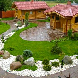 Сад трав в проекте участка фото